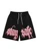 Shorts Casuales de Moda para Hombre 2026 Verano Calle Alta Americana Retro Deportes Fitness Baloncesto Sueltos de Cinco Puntos Ropa para Hombre