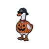Pato Animal Lindo, Calavera de Calabaza, Nuevo Broche de Halloween, Accesorios para Ropa, Pin de Solapa, Versátil y Exquisito