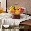 Fornecimento transfronteiriço de prato de frutas de acrílico, lanches multifuncionais, prato de frutas redondo, prato de lanche ktv, prato de frutas secas, atacado