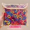 Anillo para el Pulgar de Color Caramelo para Niños Cuerda Elástica Alta para el Cabello de Niñas Cuerda para el Cabello Cabello de Bebé Accesorios para el Cabello