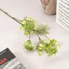 Flores Artificiais de Seda com Renda Grande de 4 Cabeças, Estilo Vintage, Flores Falsas para Sala de Estar e Quarto, Arte Floral, Decoração Suave, Flores de Exibição
