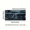 Alfombrilla de ratón popular transfronteriza Gun Gun Descomposición M4 Exportación Grande para Computadora Oficina Mesa Extendida