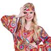 Disfraz de Cosplay de Halloween para Adulto Vintage Vestido Hippy de los Años 60 Disfraz Hippie para Baile de Graduación