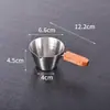 Aço Inoxidável 304 Balança Xícara de Extração de Café Gotejamento Manual Espresso Copo Medidor 100ml Copo de Onça