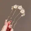 Nuevo Pasador en Forma de U Estilo Chino para Peinados Recogidos, Pasador Versátil de Borla de Nicho de Alta Gama, Accesorio para el Cabello Estilo Antiguo al por Mayor