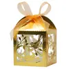 Pájaro de Amor Láser para Boda Caja de Dulces de Boda Etiqueta de Agradecimiento Caja de Dulces Día de San Valentín Caja de Dulces de Agradecimiento Fábrica Stock Disponible
