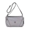 Bolso Cruzado de Tela de Nylon Multicapa para Mujer 2025 Nuevo Estilo Coreano Bolso de Lona Casual Versátil Ropa de Trabajo Bolso Pequeño de Hombro