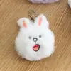 Muñeco Colgante Cabeza de Cachorro de Peluche de Dibujos Animados Broche Lindo de Panda Colgante para Mochila Escolar Adornos para Manualidades Joyería DIY Pequeños Accesorios