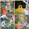 Bolsas de Páscoa Transfronteiriças em Estoque para Caças aos Ovos e Festas, Sacolas de Presente Reutilizáveis, Sacolas de Tecido Não Tecido Laminado