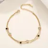 Pulseras de Moda Europeas y Americanas Transfronterizas para Mujer, Personalidad de Nicho, Versátil Cadena de Hueso de Serpiente de Acero de Titanio Incrustada de Diamantes Joyería Pulseras al por Mayor