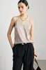 Camisola de Seda para Mujer 2026 Primavera/Verano Nuevo Versátil Color Sólido Para el Trabajo Ropa Interior Ropa Exterior Top de Seda de Morera