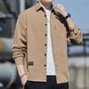 Temperamento Versátil Simple Estándar Nuevo Estilo Juvenil Popular Camisa Artística Diaria Harajuku Primavera Trendy Manga Larga para Hombre