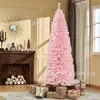 Árbol de Navidad Rosa Lindo y Atmosférico de Venta Caliente Transfronteriza Decoración para Fiesta y Evento Festivo Mini Adornos Árboles Artificiales