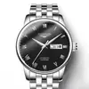 Reloj Guanqin E10 para Hombre Resistente al Agua Moda Mecánico Totalmente Automático Hueco Luminoso Reloj para Hombre Gj16025