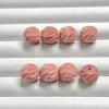 Talla en Madera de Ciprés Rojo, Labubu Rose Satín Seda Peces Cuentas Sueltas y Otros Accesorios de Joyería Budista DIY Cadena para Teléfono Móvil
