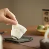 Taza de calabaza nube-montaña de cerámica cocida simple con glaseado de hielo, taza de té de cerámica de alta gama para el hogar, taza maestra de juego de té kung fu de estilo chino de lujo ligero