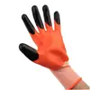 Venta Directa de Fábrica de Guantes de Nylon de Punto Plano Parkson/New Rose para Sitios de Construcción, Resistentes al Desgaste, Dedos Reforzados, 6 Hilos