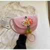 Bolsa Hanfu de Celebridade da Internet Feminina 2024 Primavera e Verão Novo Estilo Chinês Estilo Fresco Bolsa de Ombro Transversal Saia de Macarrão de Cavalo