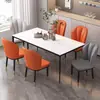 Cadeira de jantar nórdica para casa moderna minimalista com encosto cadeira de luxo leve para restaurante assento macio cadeira para mesa de jantar de hotel banqueta para escrivaninha