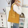 Bolsa de Ombro de Nylon com Letra Bordada 2025 Nova Casual Grande Capacidade Bolsa Satchel Tote Simples e Versátil Bolsa para o Dia a Dia