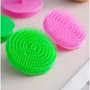 Escova de Shampoo Transparente de Cristal Cabeça de Silicone Escova de Massagem Pente de Shampoo Artefato Anti-Coceira do Couro Cabeludo Atacado do Fabricante