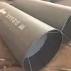Conduto de ar de ferro anti-retorno com corpo soldado de chapa de aço de grande diâmetro e defletor anti-retorno para uso em mineração