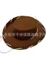 Chapéu de Cowboy Ocidental para Carnaval Grande Alongado Chapéu de Cowboy com Corda Dick Cowboy Multicor Tecido Não Tecido Chapéu para Estilização