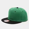 Chapéu Plano Fashion com Bloqueio de Cores e Bordado Personalizado para Homens e Mulheres, Chapéu Hip-Hop com Proteção Solar, Chapéus Planos no Atacado em Estoque