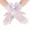 Luvas Pretas de Baile Gatsby para Mulheres Anos 1920 Luvas de Festa Únicas Luvas Combinando com Acessório de Cabeça para Vestido de Noiva