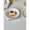 Cuenco flotante vintage de cerámica para postres, pasteles y helados, con un toque de sentido avanzado, ideal para restaurantes.