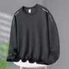 Nueva Camiseta de Manga Larga con Cuello Redondo para Primavera y Otoño 2026, Sudadera Gruesa Versátil de Moda, Camiseta Básica Unisex