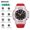 Nuevo Reloj Electrónico Transfronterizo Sanda para Hombre, Deportivo, Resistente al Agua, Luminoso, Doble Pantalla, Multifunción, Modelo Popular