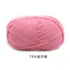 Hilo de Algodón de Leche de 4 Hebras para Bebé para Tejer Bufanda a Mano, Ovillo de Hilo Medio Grueso, Manta, Hilo para Crochet DIY, Kit de Materiales para Tejer Hecho a Mano