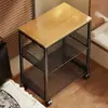 Mesa de cabeceira para uso doméstico, pequeno armário de cabeceira para o quarto, novo modelo 2026, prateleira de armazenamento subsidiada pelo governo, armário de cabeceira, prateleira para lanches