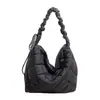 Otoño e Invierno Nuevo Estilo Coreano Bolso Cruzado de Gran Capacidad Bolso de Algodón Textura Bolso de Hombro Mujer 2025 Estilo Coreano Transfronterizo Bolso de Mujer