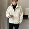 Comercio Exterior Transfronterizo 2025 Ropa Nueva para Hombre Abrigo de Algodón Terciopelo de Cordero Chaqueta Espesa Forrada de Polar Hombres Otoño e Invierno Niños