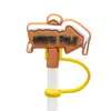 Tampa de palito de Natal personalizada transfronteiriça, capa de palito removível de silicone macio de desenho animado, plugue à prova de poeira, tampa de palito de silicone
