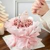 3.8 Día de la Reina Sídney Ramo de Flores de Papel Decoración para Pastel Adorno de Flor de Rosa Artificial 2026 Topper Feliz Día de la Diosa