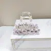 Pinza para el Cabello de Cristal Coreana con un Toque de Lujo, Moderna y Lujosa, Adecuada para Peinados Recogidos, Accesorio para el Cabello de Alta Gama y Exquisito