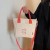 Bolsa de Lona de Grande Capacidade para Mulheres 2026 Nova Moda Estampada Gato Fofo Bolsa de Mão Bolsa para Alunos para Aula e Trabalho