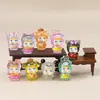 Animales de Sanrio que Brillan en la Oscuridad Bolsa Sorpresa Figuras Lindas Accesorios DIY Llavero Adornos de Escritorio Piezas de Resina