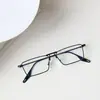 Gafas de Sol Metálicas Cuadradas de Moda Transfronteriza con Personalidad, Tendencia, Geniales, Favorecedoras para Rostro de Hombres y Mujeres, Perfectas para Sesiones de Fotos de Estilo Urbano