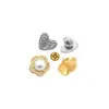 Prontos para envio, broches requintados e únicos cravejados de diamantes, acessórios DIY estilo doce para roupas, bolsas e sapatos, feitos de liga de zinco