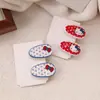 Pinza para el pelo de gato con lunares lindos estilo caricatura japonesa Pinza para el flequillo de chica dulce Pinza lateral Pinza para el pelo versátil para estudiantes
