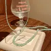 Collar de Cuentas de Doble Capa para Mujer, Diseño Único, Gargantilla Versátil, Estilo Simple y Fresco, Adecuado para Estudiantes y Mejores Amigas, Cadena para Clavícula