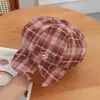Sombreros de Otoño e Invierno para Mujer, Sombreros Octogonales de Moda, Estilo Británico, Estilo Coreano, Boina Estilo Japonés, Gorras Simples con Visera, Venta al por Mayor y Dropshipping