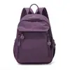 Mochila Pequena Simples Roxo Taro Suave Armazenamento Multi-Compartimentos para Saídas de Compras Diárias de Meninas Mochila Versátil Casual