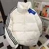 Jaqueta de Algodão Grossa Solta Estilo College para Casal, Forrada com Lã Quente, Outono e Inverno, Estilo Coreano de Nicho, Tendência Ins