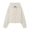 Estilo europeo y americano, nueva colección de otoño de ropa para mujer: conjunto de chaqueta bomber con capucha y cremallera y pantalones largos casuales de cintura alta