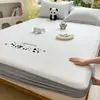Juego de Tres Piezas de Alfombrilla Refrigerante Tipo Haba de Hielo de Polietileno 100% Grado Materno e Infantil, Sábana Ajustable, Alfombrilla Suave con Aire Acondicionado, Lavable a Máquina 3